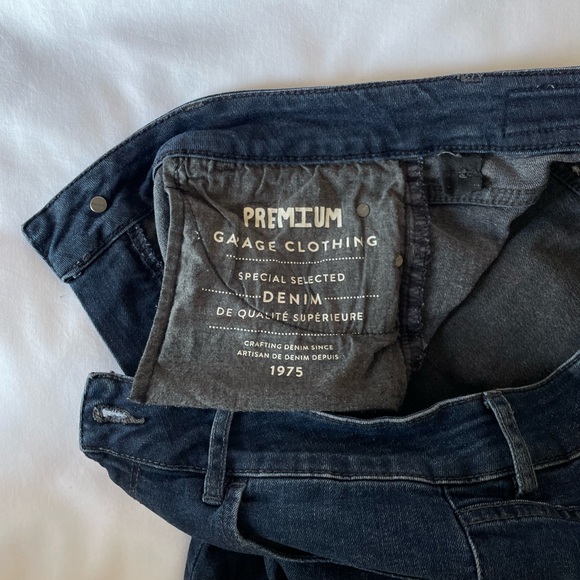 Garage women’s high waist jeggings in dark wash blue (navy) size 09 - Picture 5 of 10